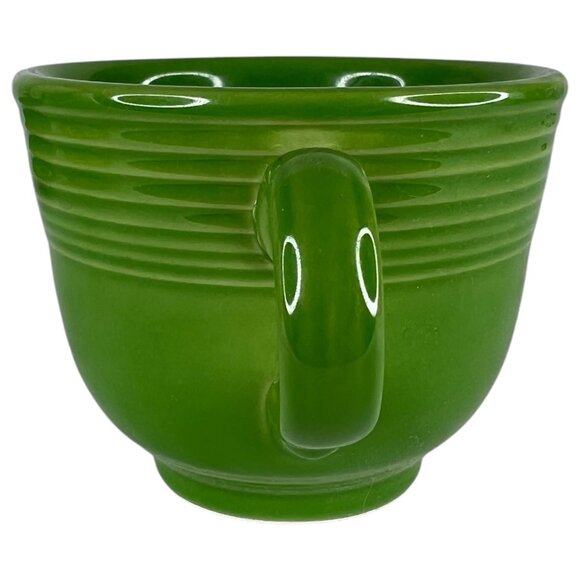 Fiesta Homer Laughlin Shamrock Green Teacup & Saucer Set Fiesraware Coffee Cup - Picture 5 of 9